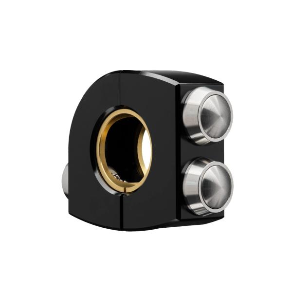 mo.スイッチ プレーン 3ボタン シルバー（1個）