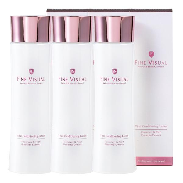 『お得な3本セット』ファインビジュアル バイタルコンディショニングローション【美容液 化粧水】200...