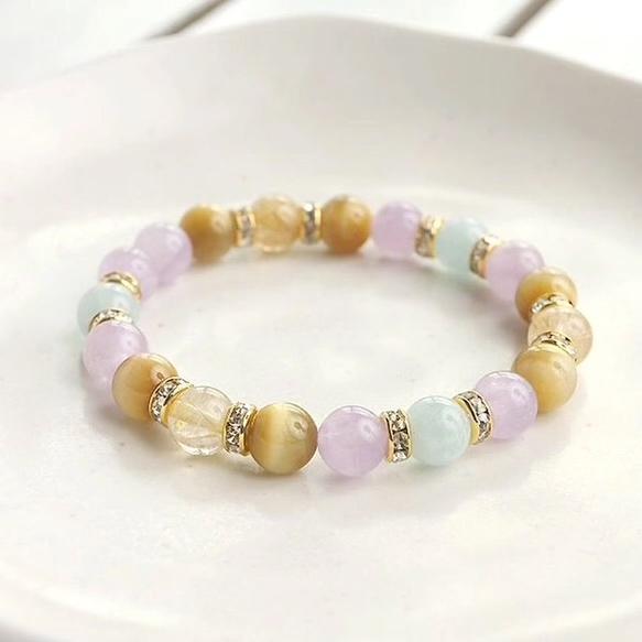 【大人カワイイ間違いナシ★】仕事運・恋愛運・魅力アップのMixブレス♪Cuddly Lady