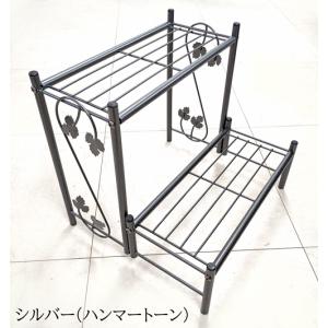 【送料無料】シンプルフラワースタンド 2段PS...の詳細画像3