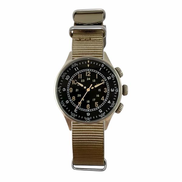 M.R.M.W. ｜TYPE A15 エラプスタイムウォッチ カーキ ナイロンNATOベルト