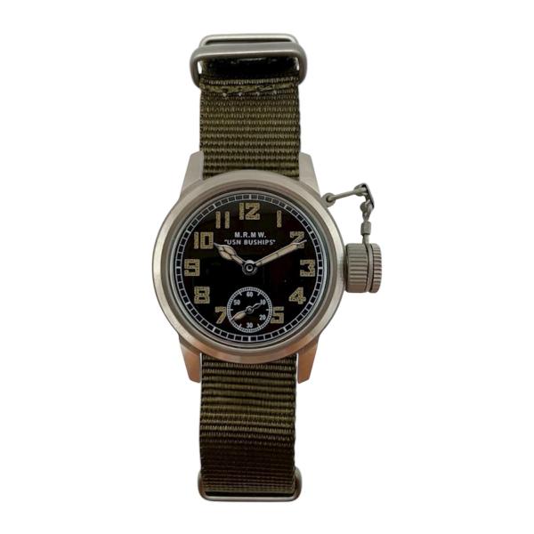 M.R.M.W. ｜Buships watch スモールセコンド グリーン ナイロンNATOベルト