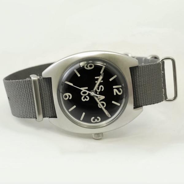 M.R.M.W.｜Royal army W-10 H.Sダイヤル グレー ナイロンNATOベルト