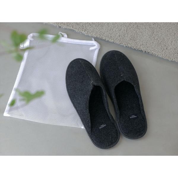 【FRONTIER/フロンティア】洗えるスリッパ room’s easyWASH L ブラック