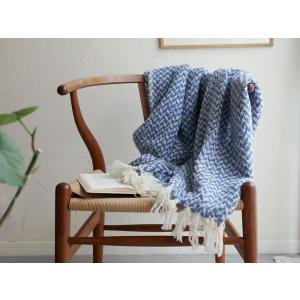 シセイ ウールブランケット S ブルー