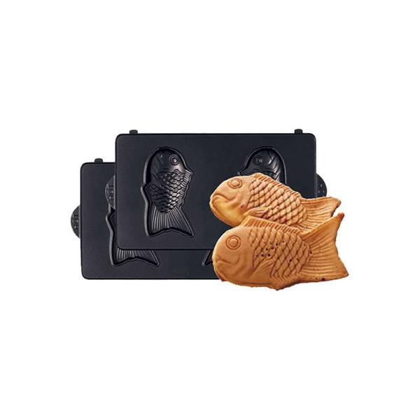 【Vitantonio/ビタントニオ】ワッフル＆ホットサンドベーカー ポワソン（タイ焼き）プレート1...