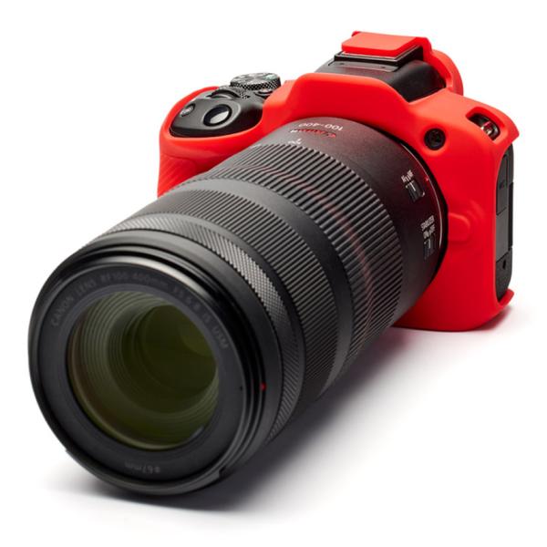 イージーカバー Canon EOS R50 用 レッド 液晶保護フィルム付属