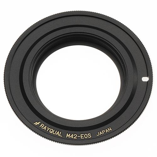 Rayqual 日本製レンズマウントアダプター＜EOSマウントボディ＞M42レンズ／M42-EOS
