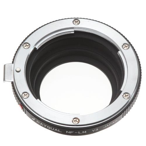 Rayqual 日本製レンズマウントアダプター＜Leica Mマウントボディ＞Nikon Fレンズ／...