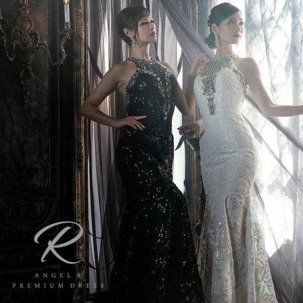 エンジェルアールプレミアム AngelR PREMIUM　アメスリスパンコールレースタイトロングドレ...