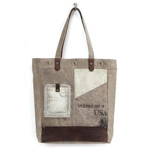 Mona B.リサイクル キャンバス トートバッグ Recycle Tahoe-Tote【LA直輸入★インポート】-la-mob-bg001｜itempost