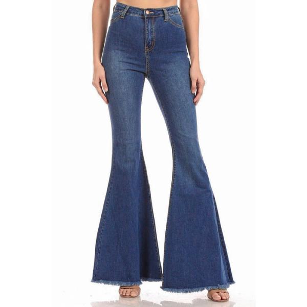 HAMMER JEANS Los Angeles ヴィンテージ スーパーフレアデニムパンツ ベルボト...