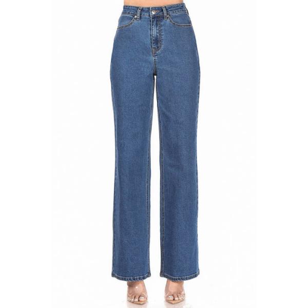 ワイドレッグジーンズ ハイウエスト ストレッチ HAMMER JEANS Los Angeles　W...