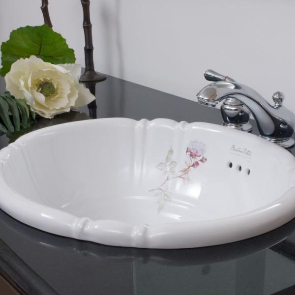 【海外スタイル】洗面ボウル  ビアトリクス・ポター&amp;#8482;イングリッシュガーデンシリーズ EG...