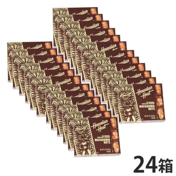 【ハワイのお土産】ハワイアンホースト マカダミアナッツチョコレートTIKI SQ3.50Z 7粒│2...