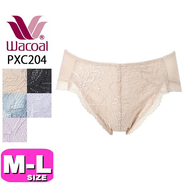 ワコール wacoal PXC204 ショーツ ハイレッグ ノーマル スタンダード 綿混 M Lサイ...