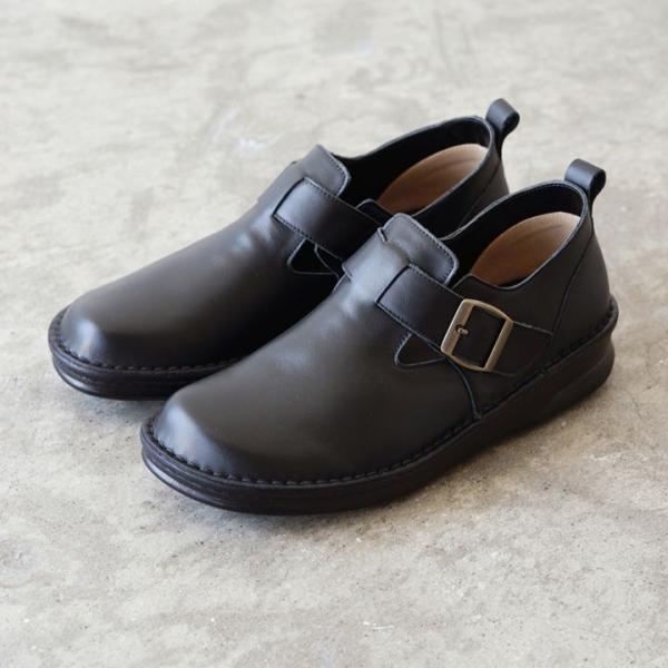 No.8005☆ベルトカジュアルシューズ☆本革☆日本製