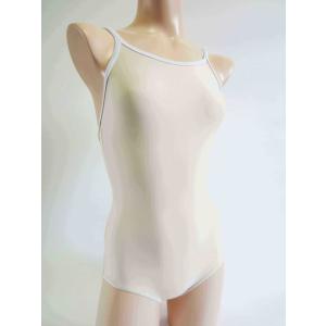 ミルクティー × ホワイト　Mermaidia　(マーメイディア）　スクール水着