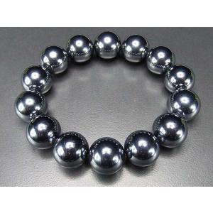AAA高純度テラヘルツ鉱石16mmブレスレット...の詳細画像2