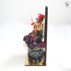 お正月飾り 迎春しめ飾りアレンジ【花苗 3号/...の詳細画像5