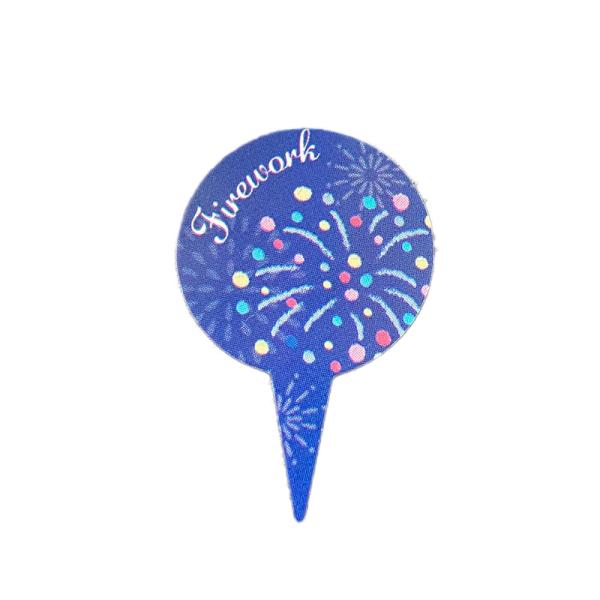 ケーキピック CSS-055 打ち上げ花火ピック (20枚入)