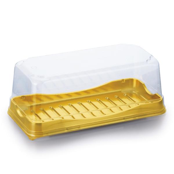 IKガトーBOX　本体金・80Hプレート蓋（50枚入）