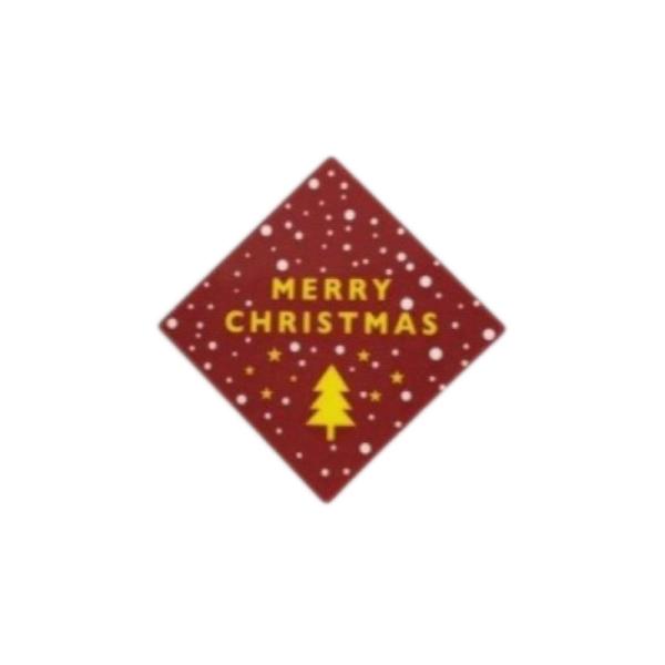 ケーキピック　クリスマススクエアMER〜MAS 1551YX-51（20枚入）