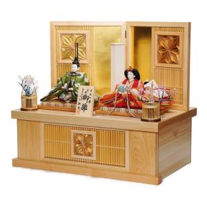【雛人形】京十番 平安 小葵地松喰鶴丸文様 親...の詳細画像2