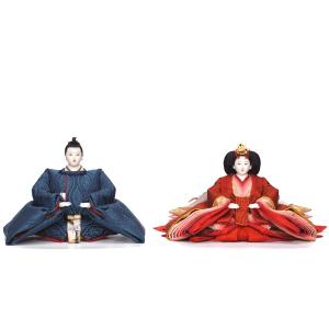【雛人形】京十番 高雄 雲立涌文様 泥染め 親...の詳細画像4
