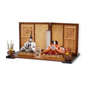 【雛人形】京十番 高雄 立涌に浮線綾文様 親王...の詳細画像2