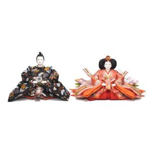 【雛人形】京十番 平安 唐織花丸文様 親王飾り...の詳細画像4