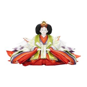 【雛人形】京十番 黄櫨染 桐竹鳳凰文様 令和即...の詳細画像5