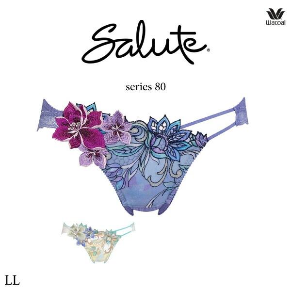 ワコール サルート 80G ショーツ PTJ780 LL ハイレッグ ノーマルタイプ