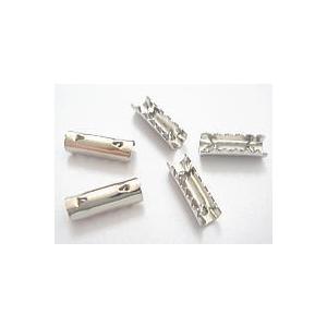 ビーズパーツ ヘアーゴム用金具 pipe-3