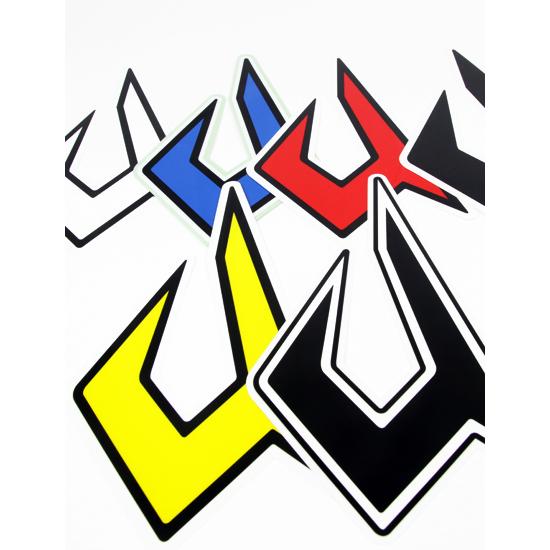 JUSTICE ICON STICKER decal size