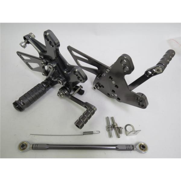 【互換品】CNC 調整式 ZX-10R 2011-2025 バックステップ 灰