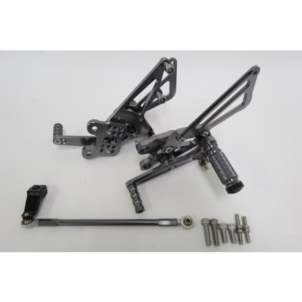 【互換品】CNC 調整式 ZX-14R / ABS 2012-2023 バックステップ 灰