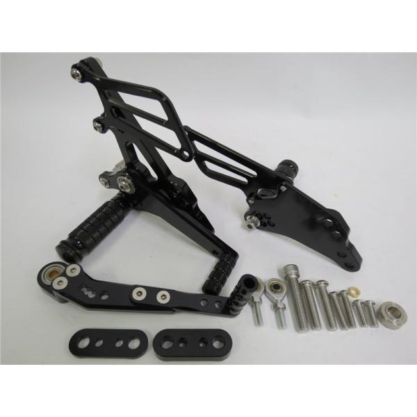 【互換品】CNC 調整式 gsx-r1000 2009-2016 K9 バックステップ 黒
