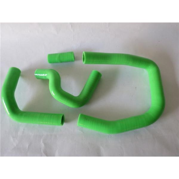【互換品】ZX-10R 2004-2005 シリコン ラジエターホース 緑 4p