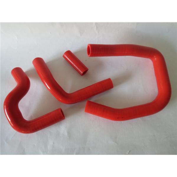 【互換品】KAWASAKI ZX-10R 04-05 シリコン ラジエターホース 赤