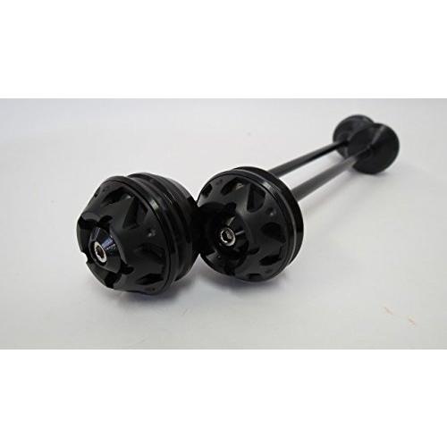 【互換品】BMW S1000RR/S1000R/HP4 フロント/リア　アクスルスライダー 黒