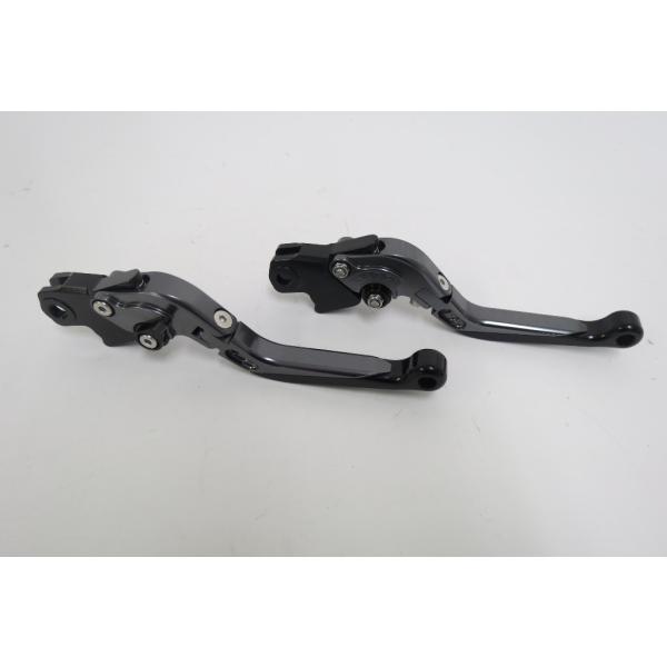 【互換品】BMW K1300 S/R/GT K1600 GT/GTL ビレットレバーロング 灰