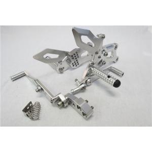 【互換品】gsx-r1000 2017-2024 L17 調整式 バックステップ CNC 銀