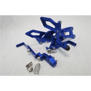 【互換品】gsx-r1000 2017-2024 L17 調整式 バックステップ CNC 青