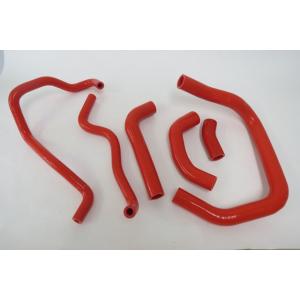 【互換品】ZX-10R 2008-2010 シリコン ラジエターホース 赤 6本