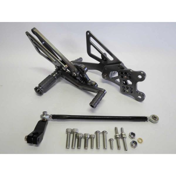 【互換品】kawasaki Ninja ZX-12R 2000-2006 CNC 調整式 バックステ...