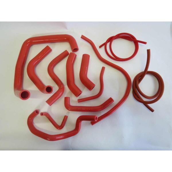 【互換品】HONDA CBR954RR SC50 シリコン ラジエターホース フルセット 赤 12p
