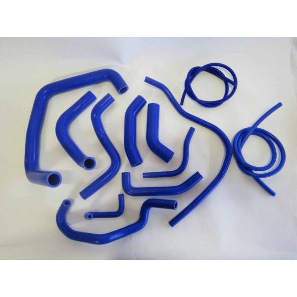 【互換品】HONDA CBR954RR SC50 シリコン ラジエターホース フルセット 青 12p