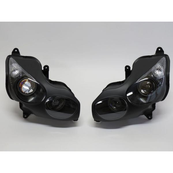 【互換品】純正タイプ ヘッドライト ZX14R ZX-14 ZZR1400 2006-2011 クリ...