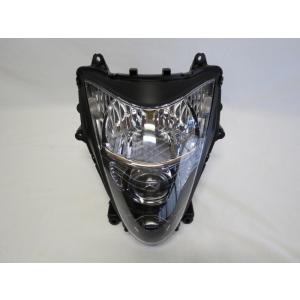 4.5インチ 新品ヘッドライト バイザー付 ブラック イエローレンズ